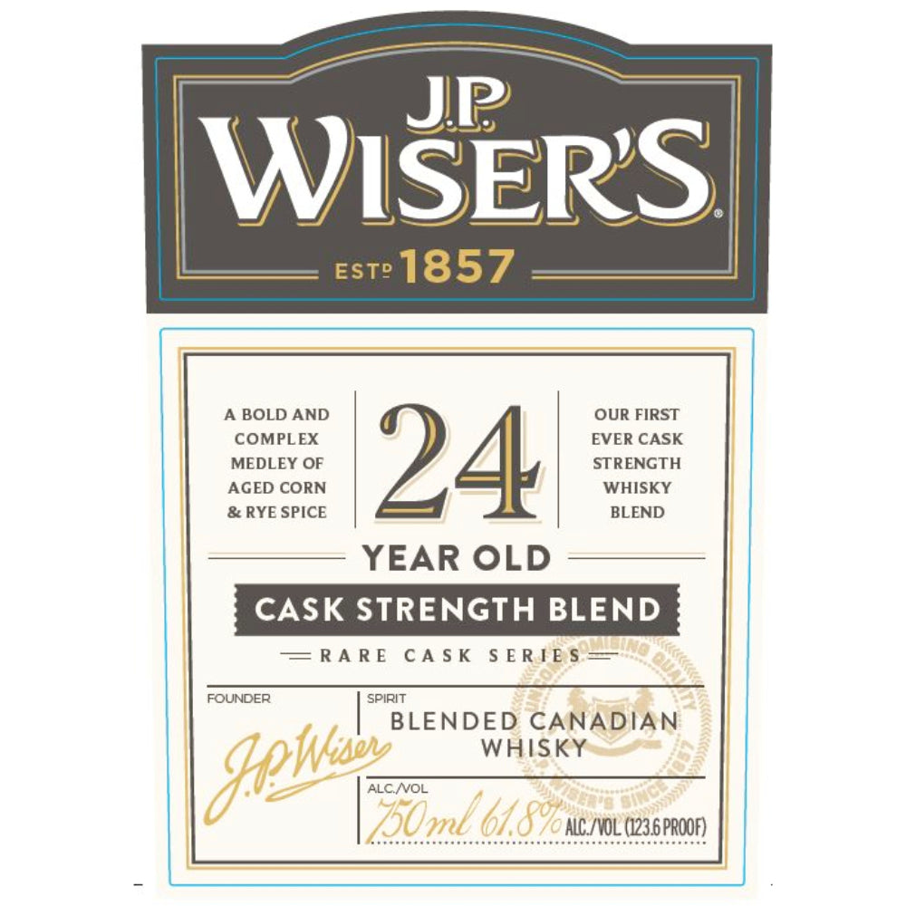 Buy J.P. Wiser's 24 Year Old Cask Strength Blended Whisky® Online