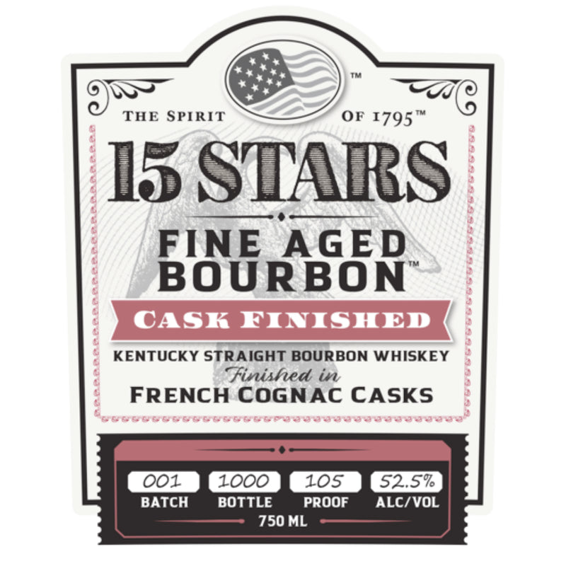 15 Stars Bourbon Finished in French Cognac Casks