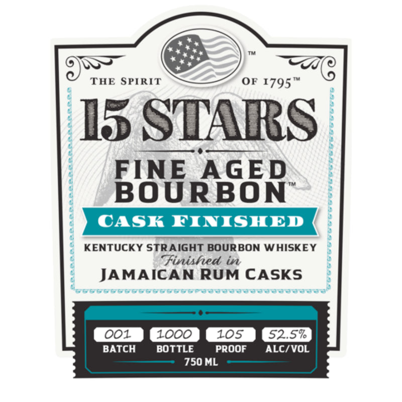 15 Stars Bourbon Finished in Jamaican Rum Casks