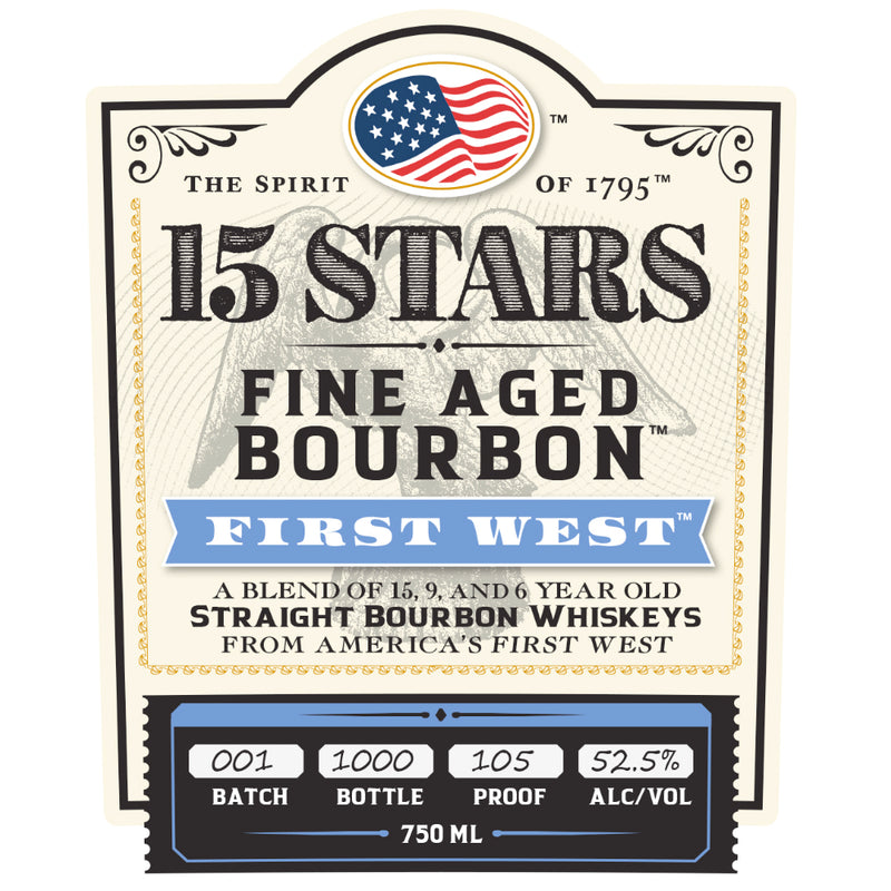15 Stars First West Blended Bourbon
