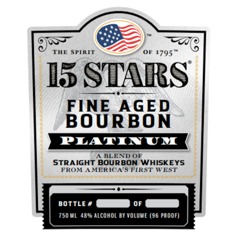 15 Stars Platinum Blended Straight Bourbon