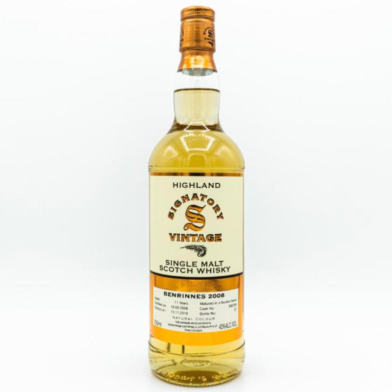 Signatory The Un-Chillfiltered Collection 11 Year Old  Benrinnes 2008