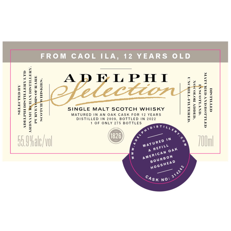 Adelphi Selection Caol Ila 12 Year Old 2012