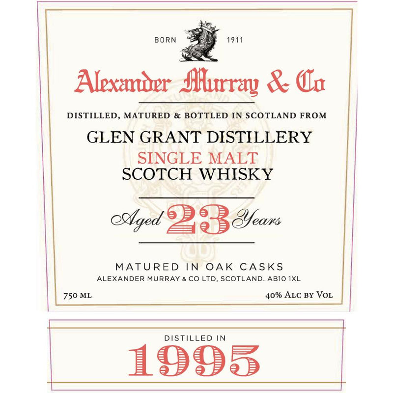 Alexander Murray & Co Glen Grant 23 Year Old 1995