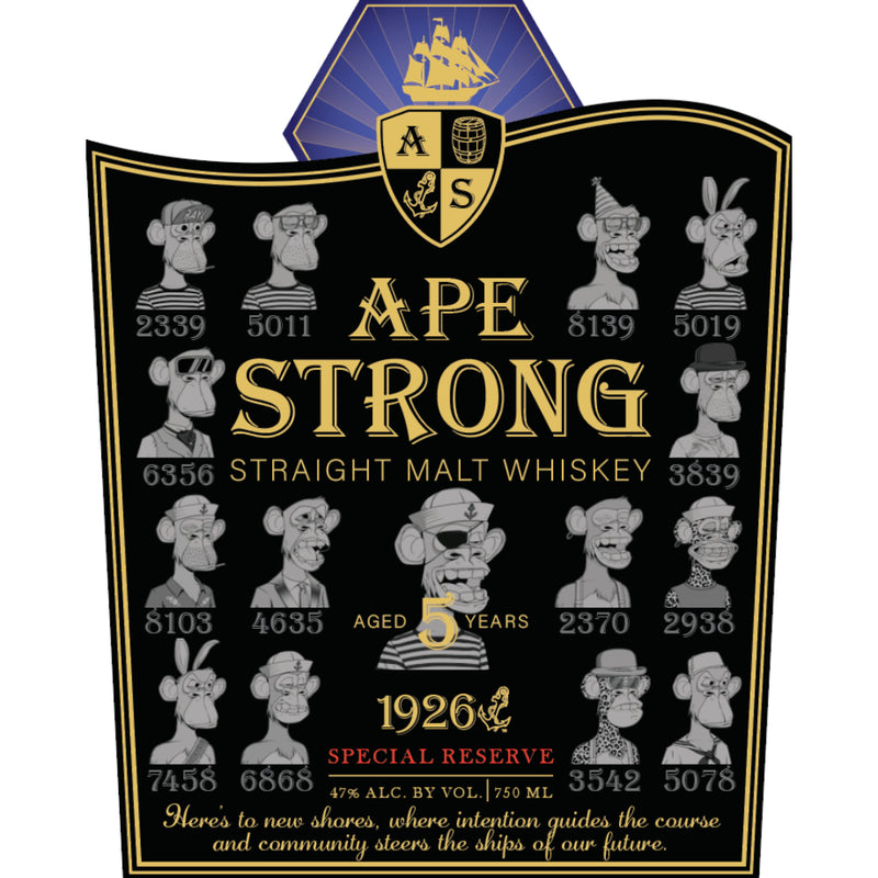 Ape Strong 5 Year Old Straight Malt Whiskey Special Reserve