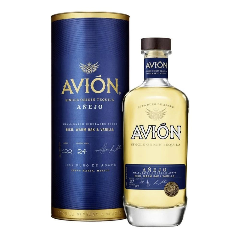 Avión Añejo with Canister Tequila Avión Tequila 