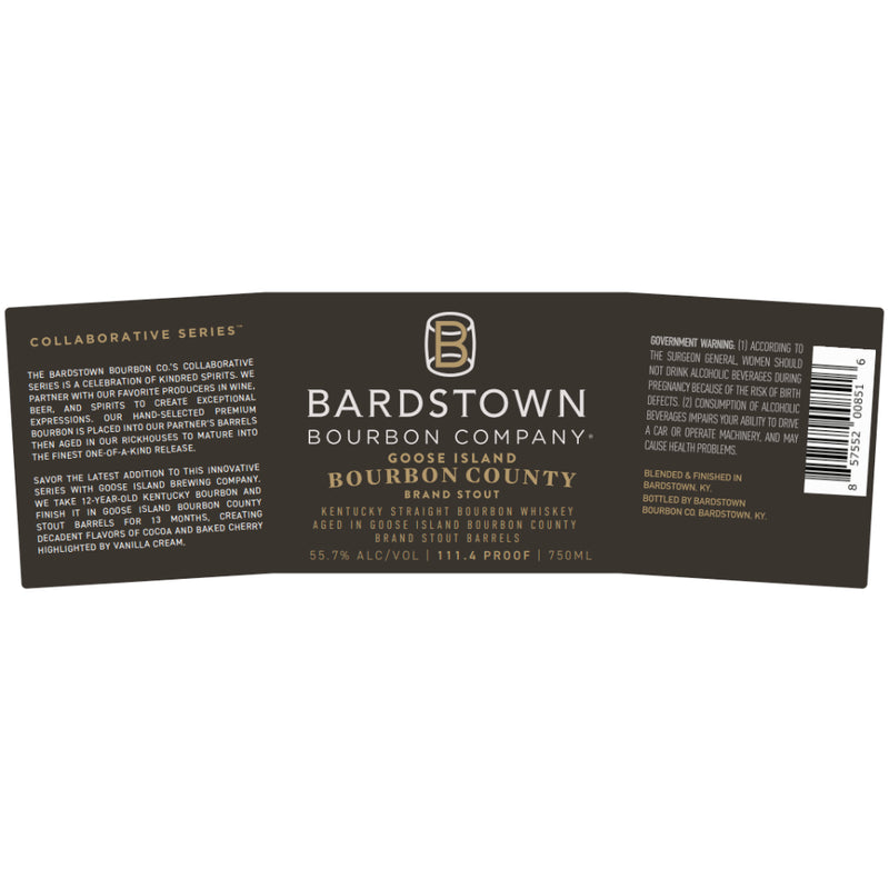 Bardstown Bourbon Collaborative Series Goose Island Stout Bourbon