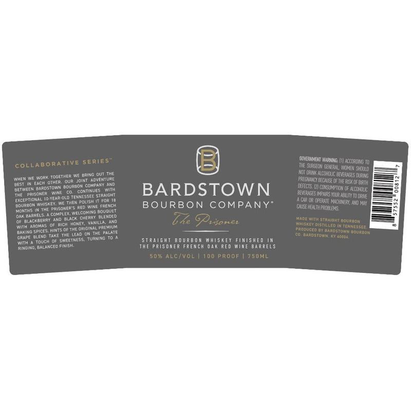 Bardstown Bourbon Company The Prisoner 10 Year Old