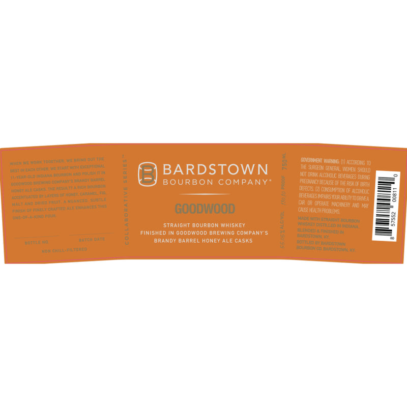 Bardstown Bourbon Goodwood Honey Ale Finish 2