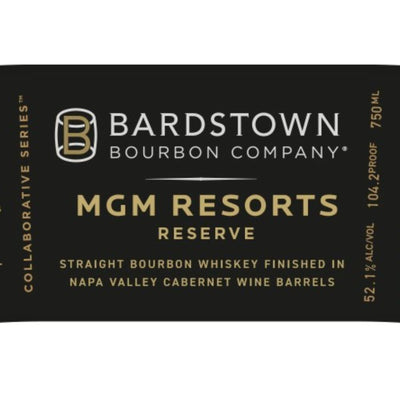 Bardstown Bourbon MGM Resorts Reserve Bourbon Bardstown Bourbon Company 