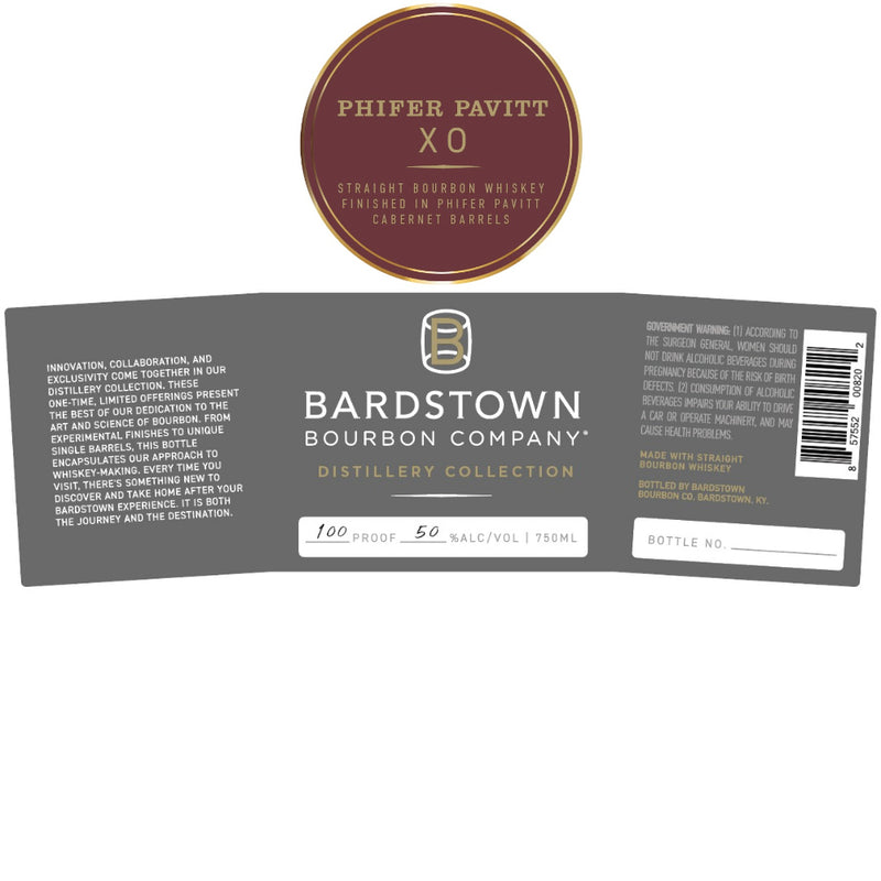 Bardstown Bourbon Phifer Pavitt XO