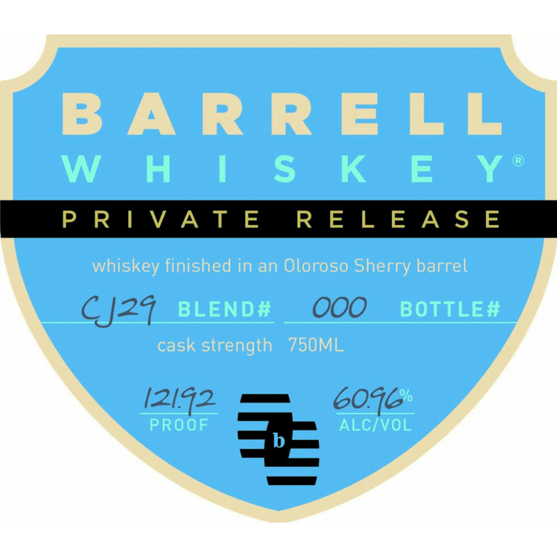 Barrell Whiskey Private Release AJ29