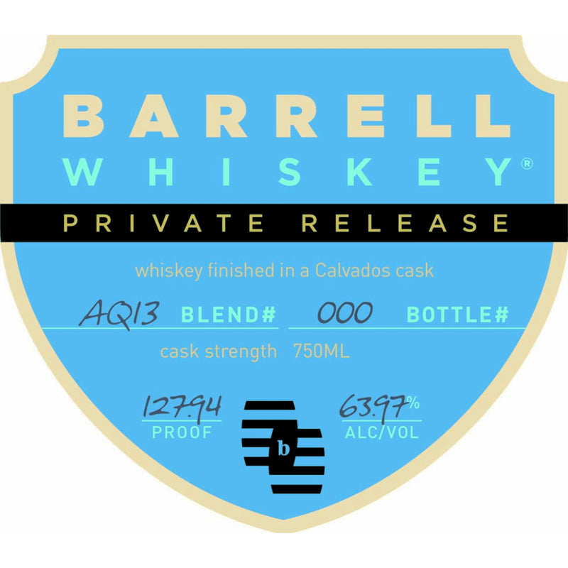 Barrell Whiskey Private Release AQ13