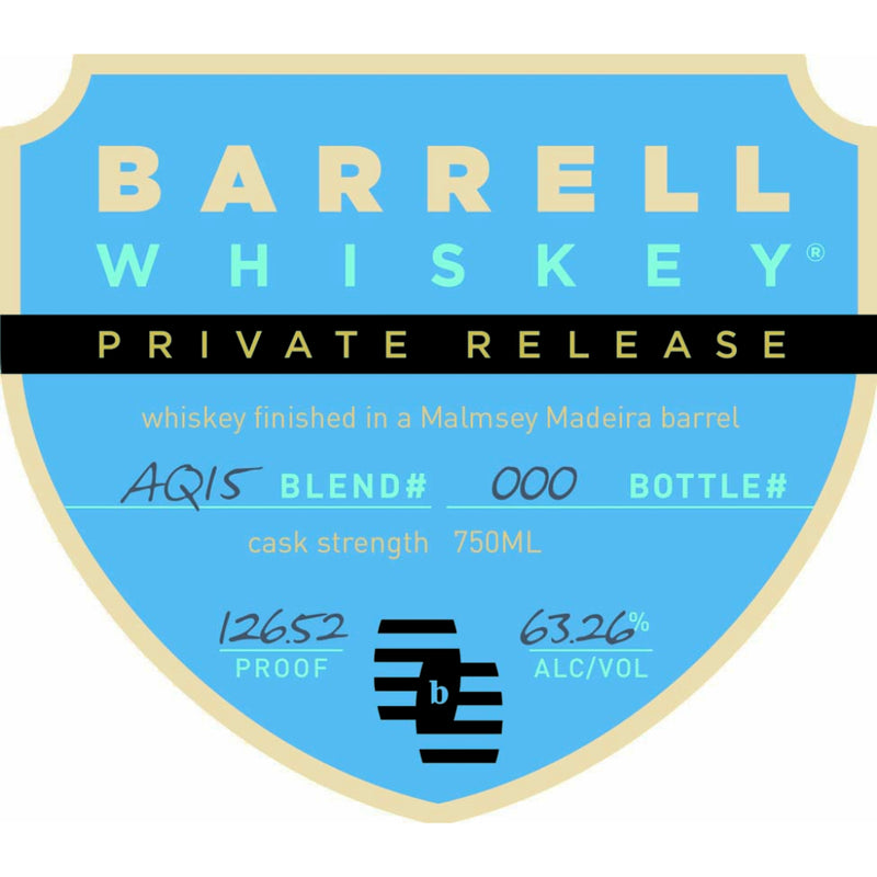 Barrell Whiskey Private Release AQ15