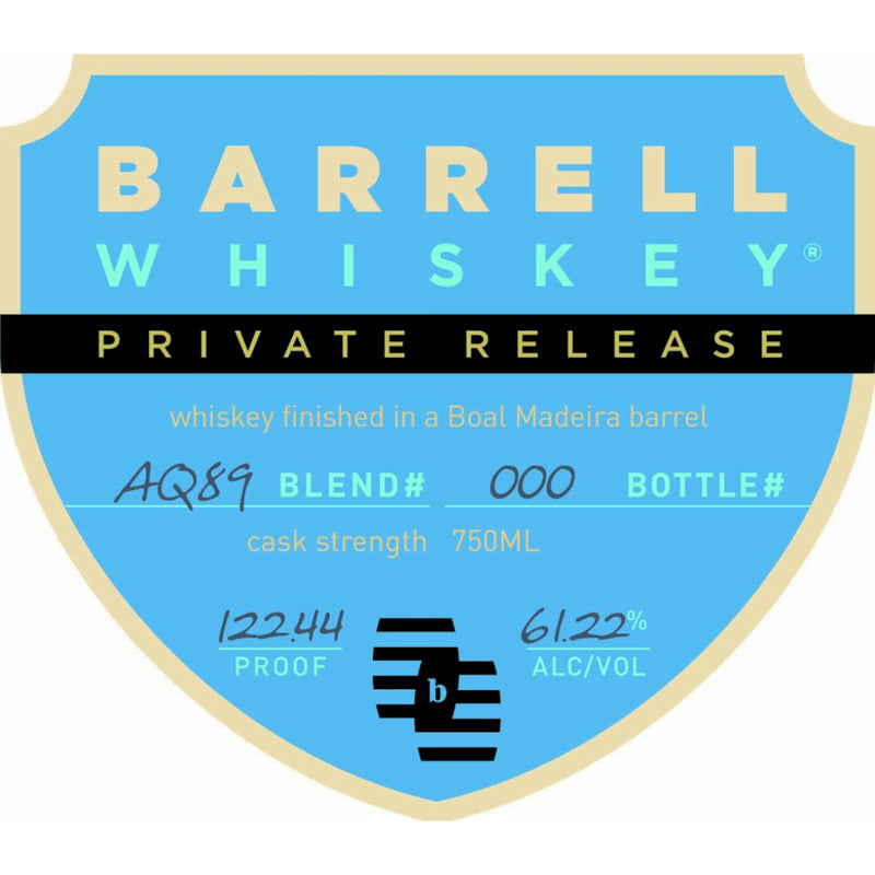 Barrell Whiskey Private Release AQ89