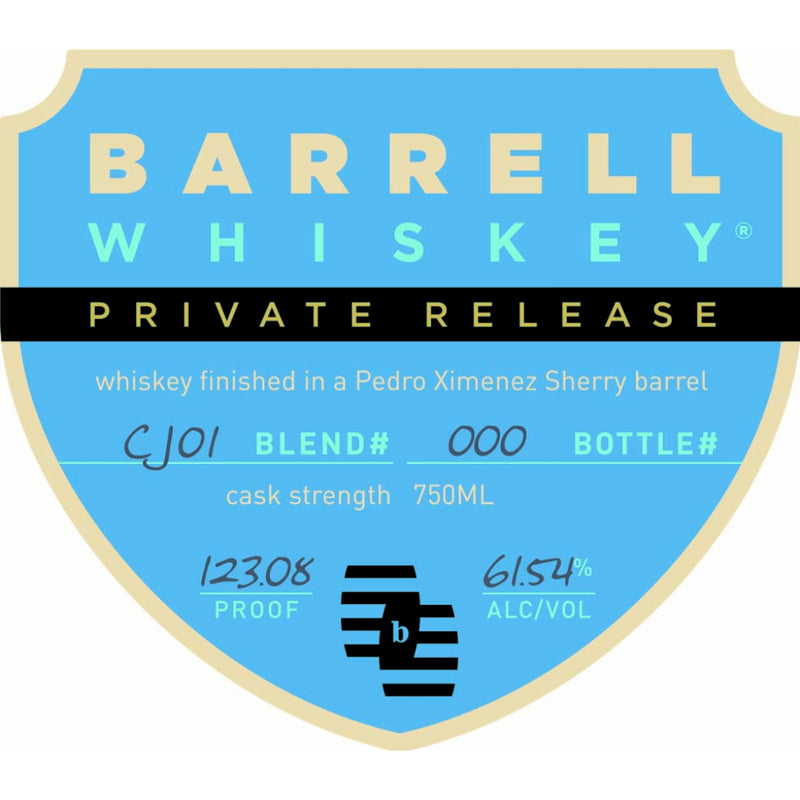 Barrell Whiskey Private Release CJ01