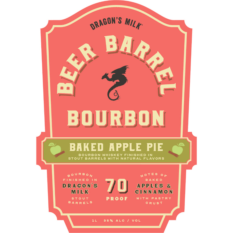 Beer Barrel Bourbon Baked Apple Pie