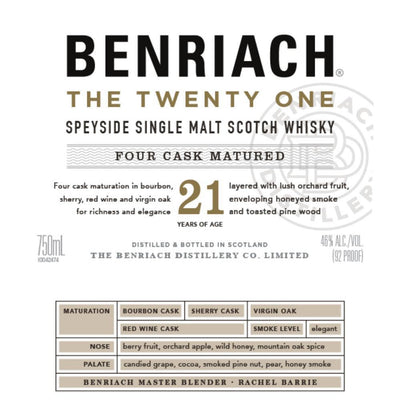 BenRiach The Twenty One Scotch BenRiach 