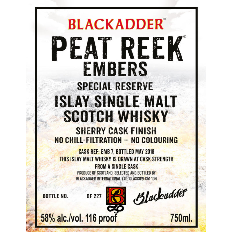 Blackadder Peat Reek Embers Special Reserve