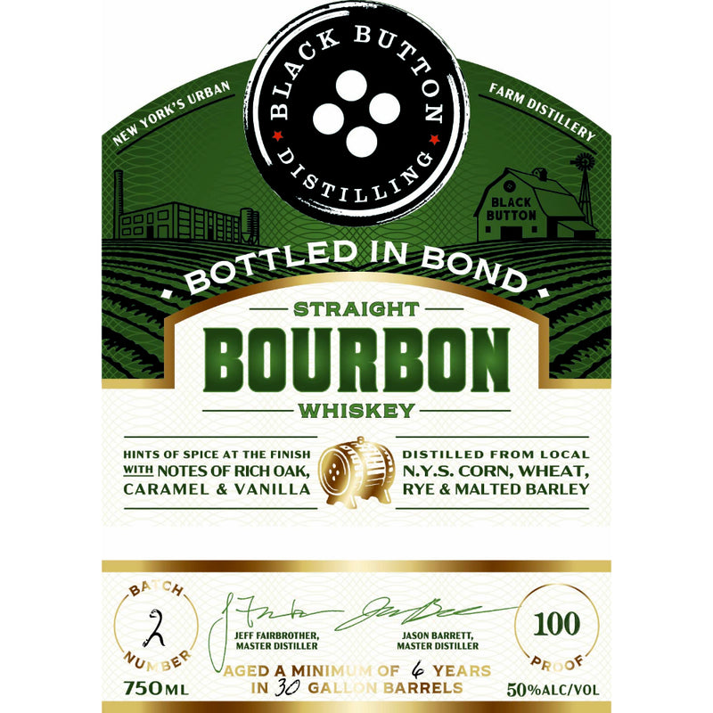 Black Button 6 Year Old Bottled in Bond Bourbon