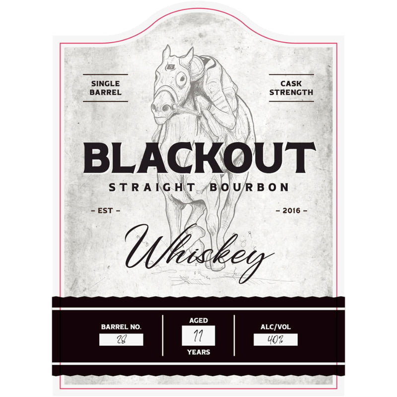 Blackout 11 Year Old Cask Strength Straight Bourbon