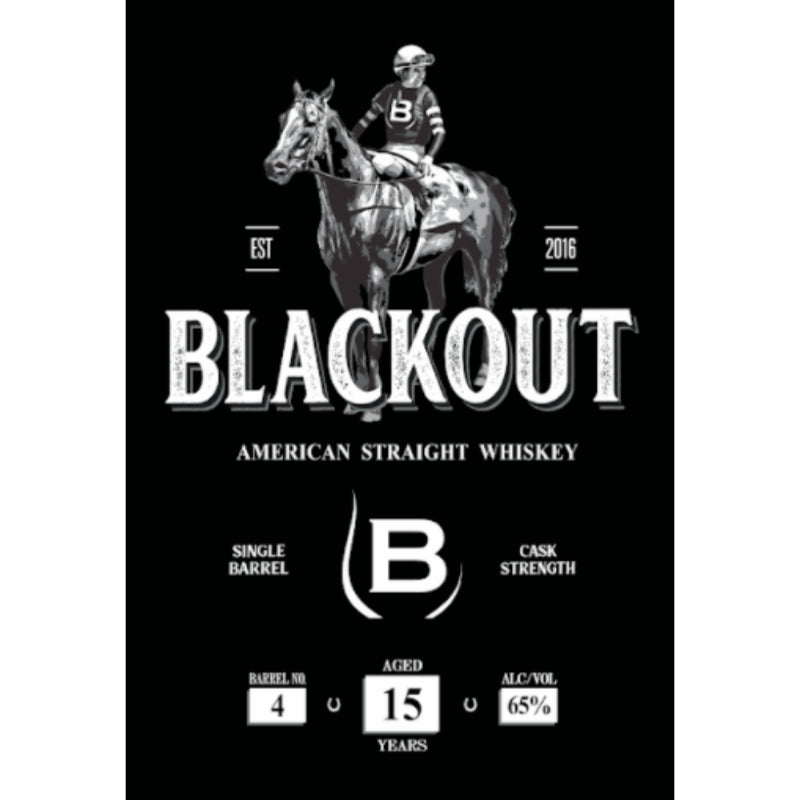 Blackout 15 Year Old American Straight Whiskey