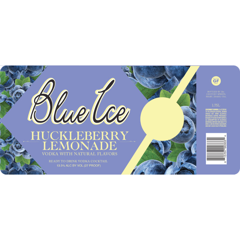Blue Ice Huckleberry Lemonade Vodka Cocktail 1.75mL