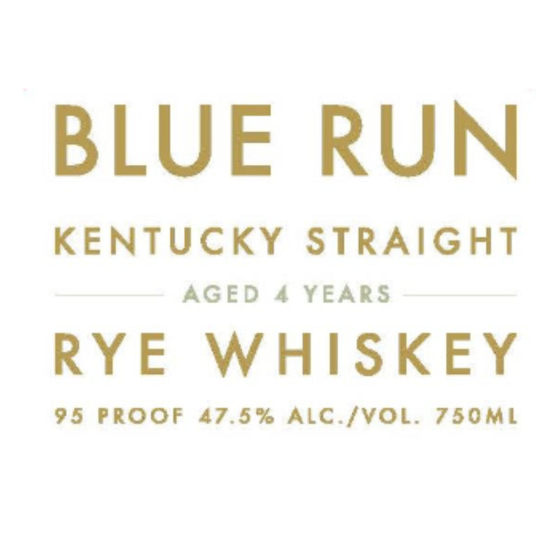 Blue Run 4 Year Old Rye Whiskey