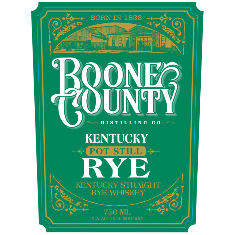 Boone County Kentucky Pot Still Rye Whiskey