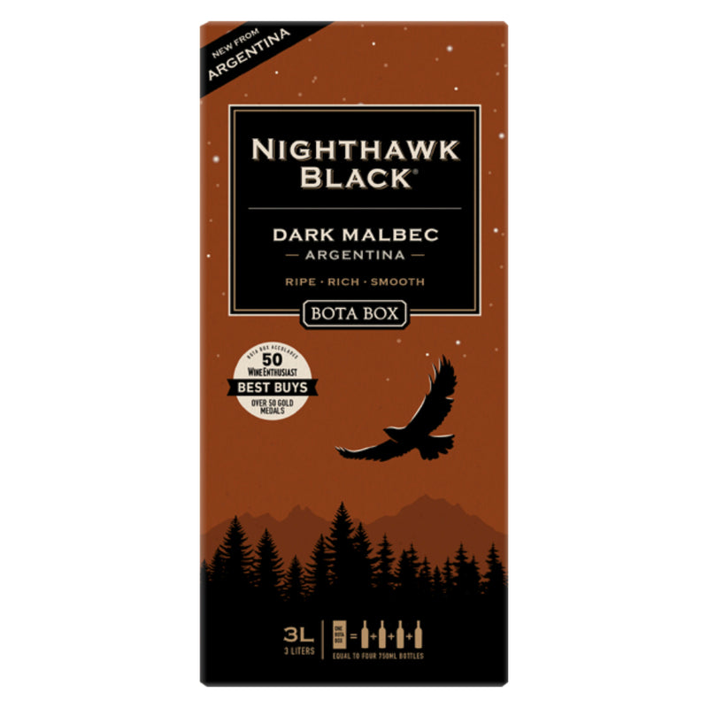 Bota Box Nighthawk Black Dark Malbec