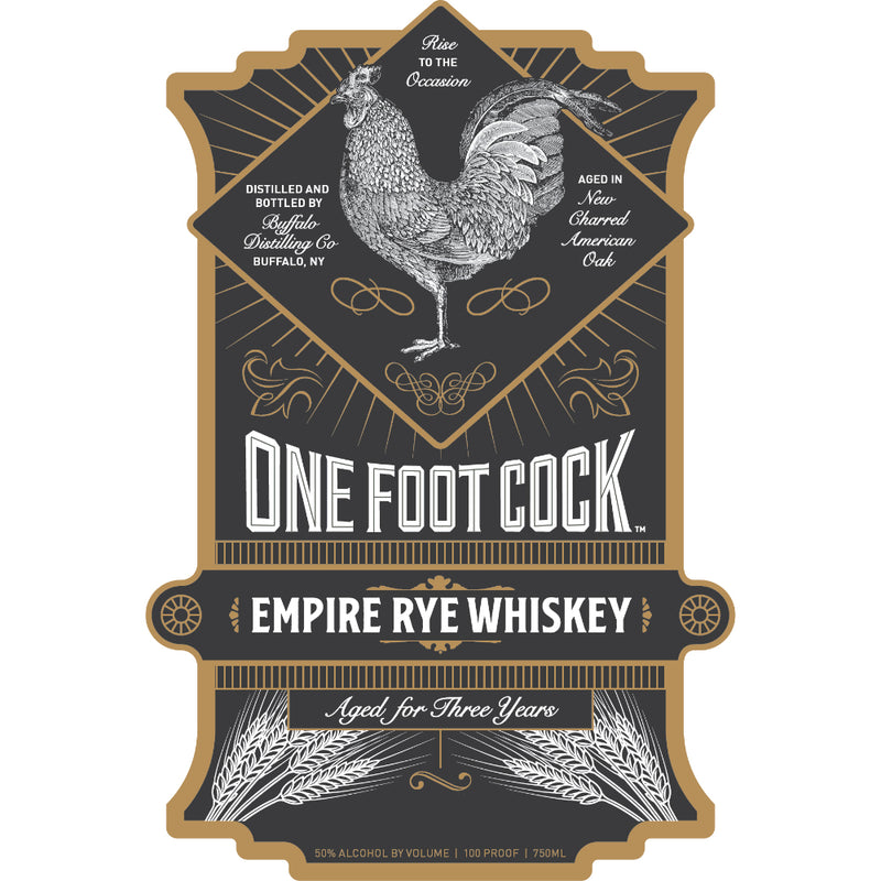 Buffalo Distilling One Foot Cock Empire Rye
