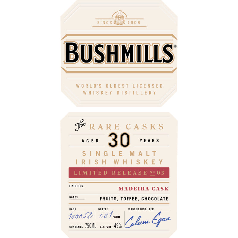 Bushmills The Rare Casks Limited Release No. 03