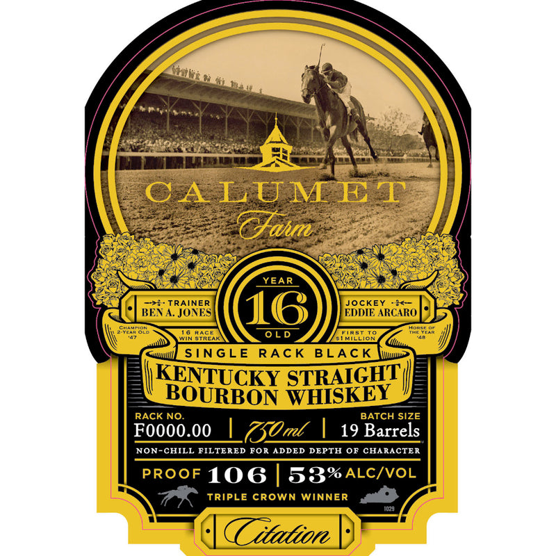 Calumet Farm 16 Year Old Bourbon