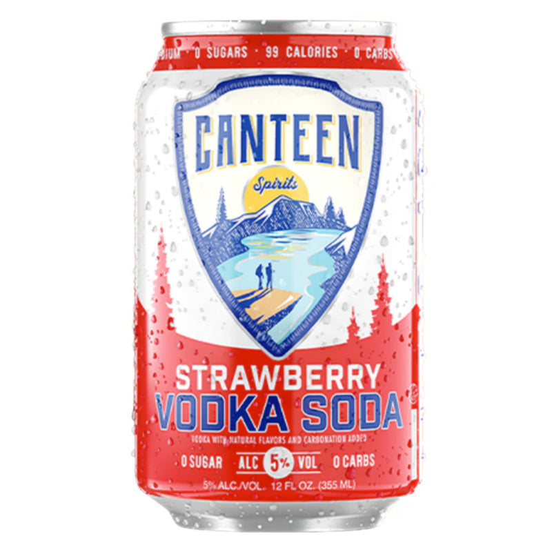 Canteen Strawberry Vodka Soda 6pk