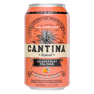 Cantina Grapefruit Paloma Tequila Soda 4pk