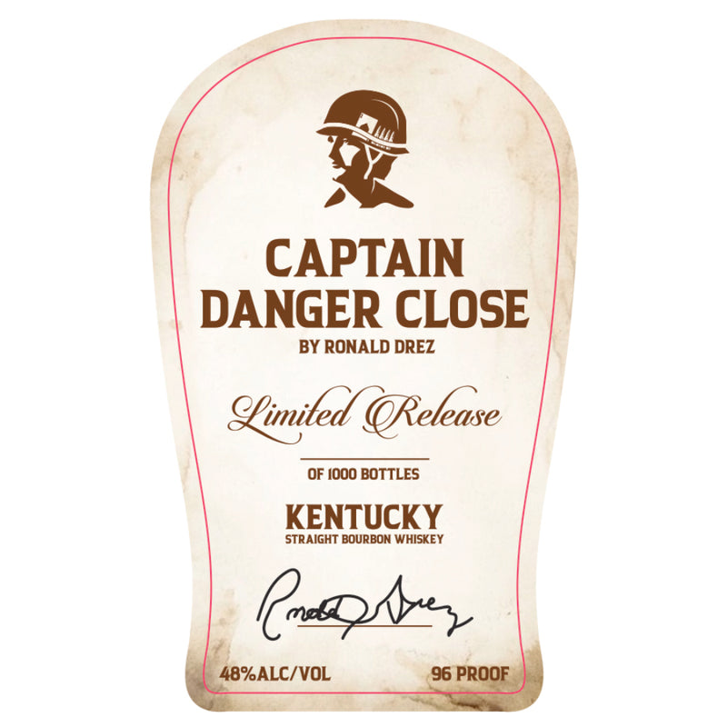 Captain Danger Close Kentucky Straight Bourbon