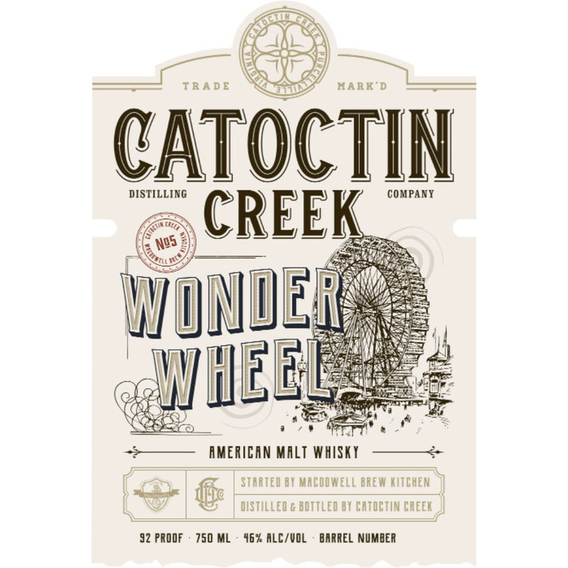 Catoctin Creek Wonder Wheel American Malt Whiskey