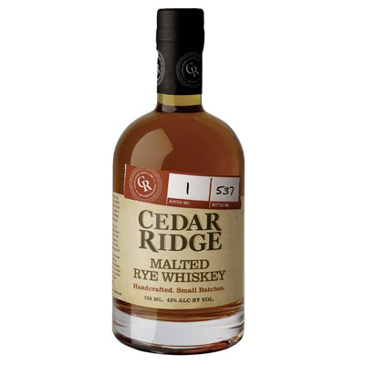 Cedar Ridge Malted Rye Whiskey American Whiskey Cedar Ridge Distillery 