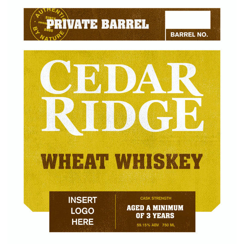 Cedar Ridge Private Barrel Wheat Whiskey