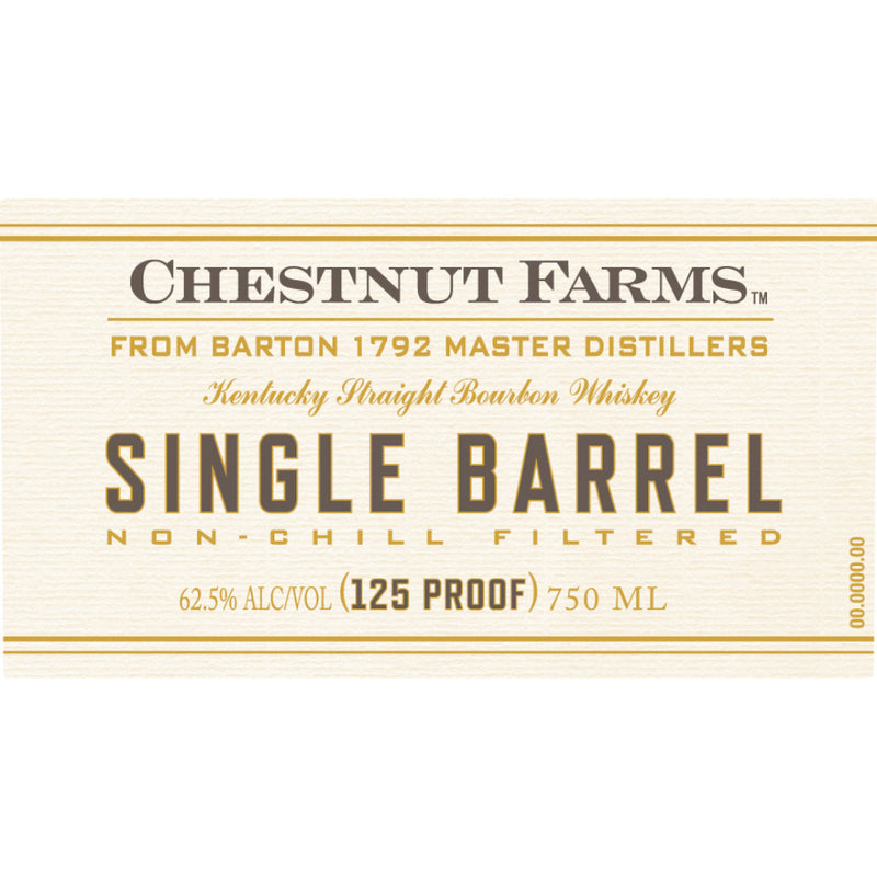 Chestnut Farms Single Barrel Kentucky Straight Bourbon