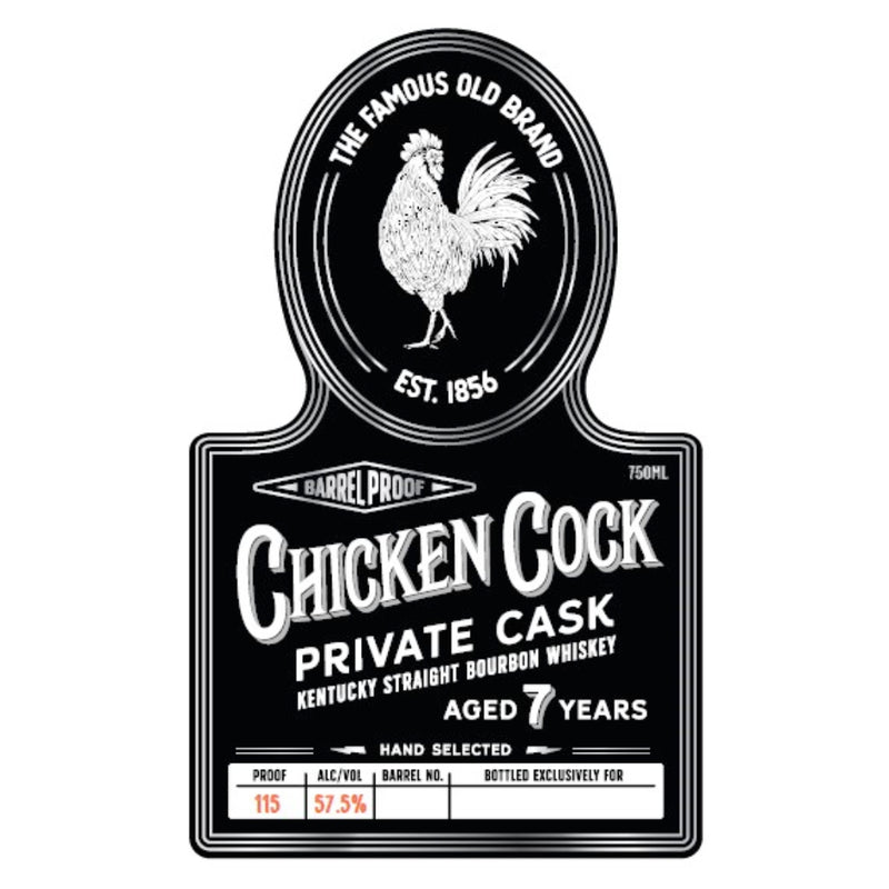 Chicken Cock 7 Year Old Private Cask Bourbon