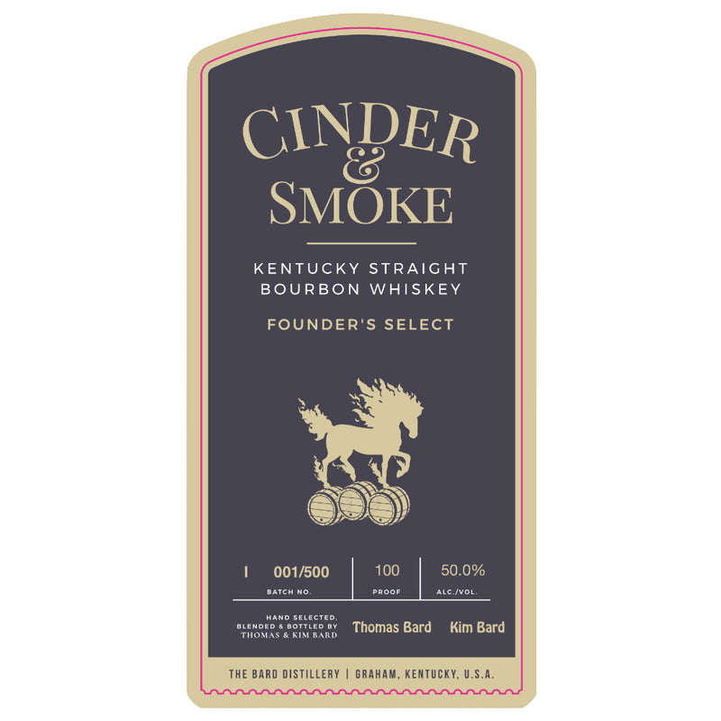 Cinder & Smoke Founder’s Select Bourbon