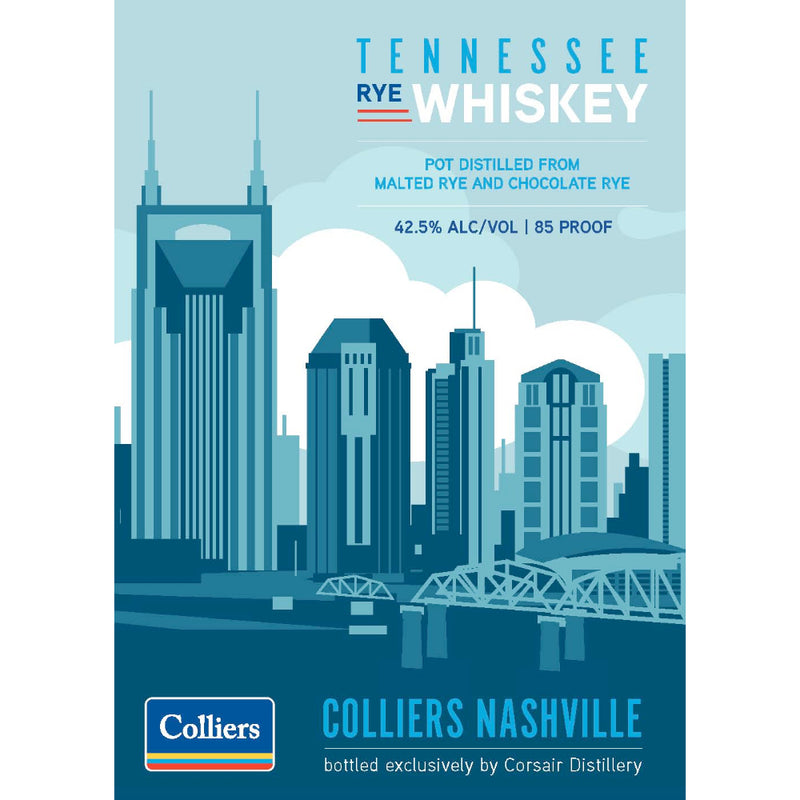 Colliers Nashville Tennessee Rye Whiskey
