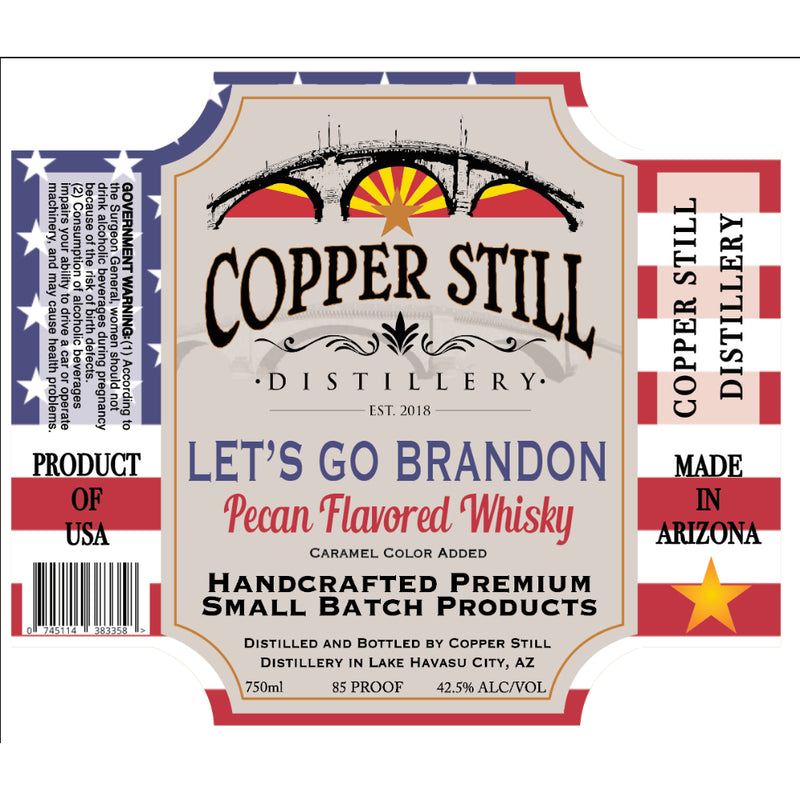 Copper Still Let’s Go Brandon Pecan Flavored Whisky