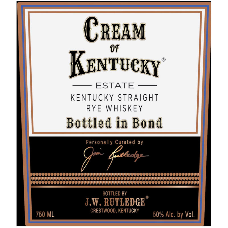 Cream of Kentucky Bottled in Bond Kentucky Straight Rye