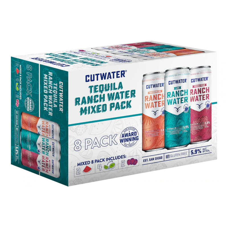 Cutwater Ranch Water Variety 8pk