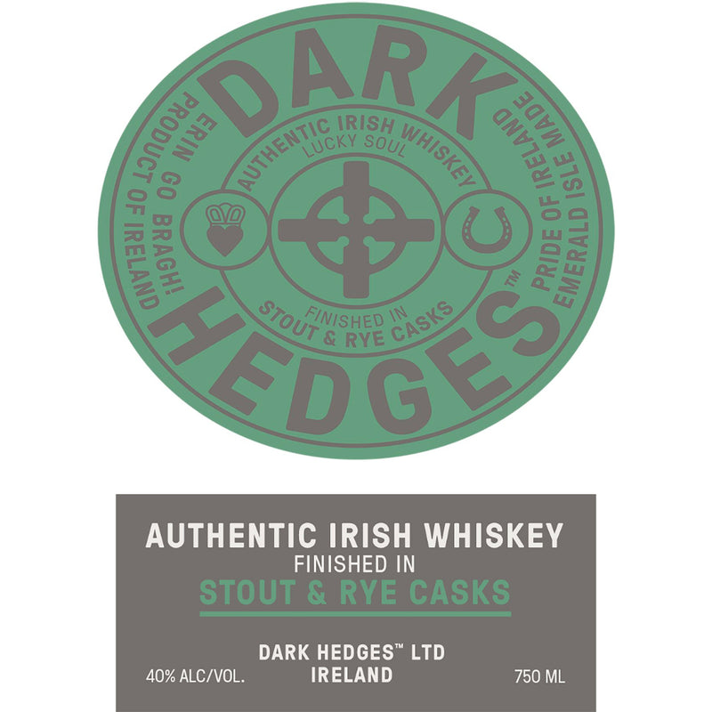 Dark Hedges Irish Whiskey Finished in Stout & Rye Casks