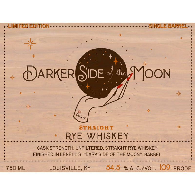 Darker Side of the Moon Straight Rye Whiskey