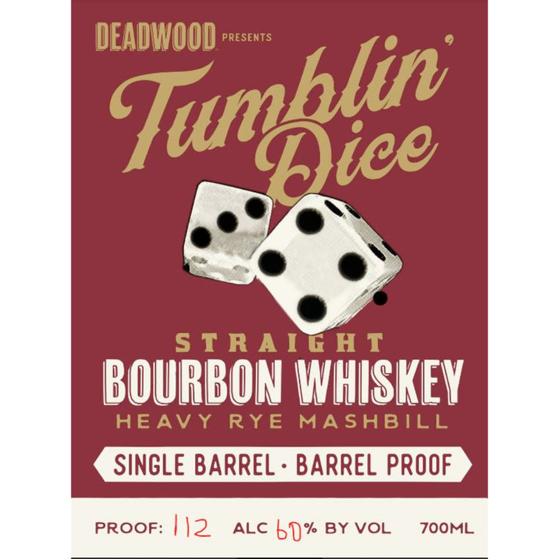 Deadwood Tumblin’ Dice 7 Year Old Straight Bourbon