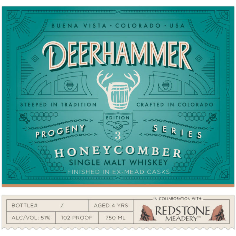 Deerhammer Progeny Series Honeycomber Single Malt Whiskey